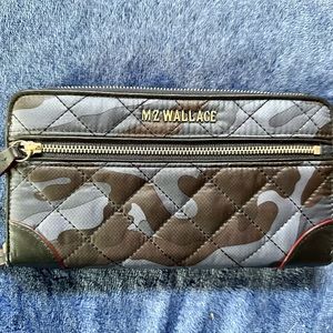 MZ Wallace camo wallet